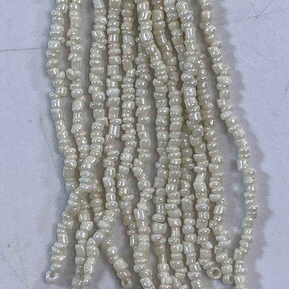 Vintage Christiana Brand Handbag Purse Ribbon Embroidered Chain Strap Ivory - Picture 9 of 16